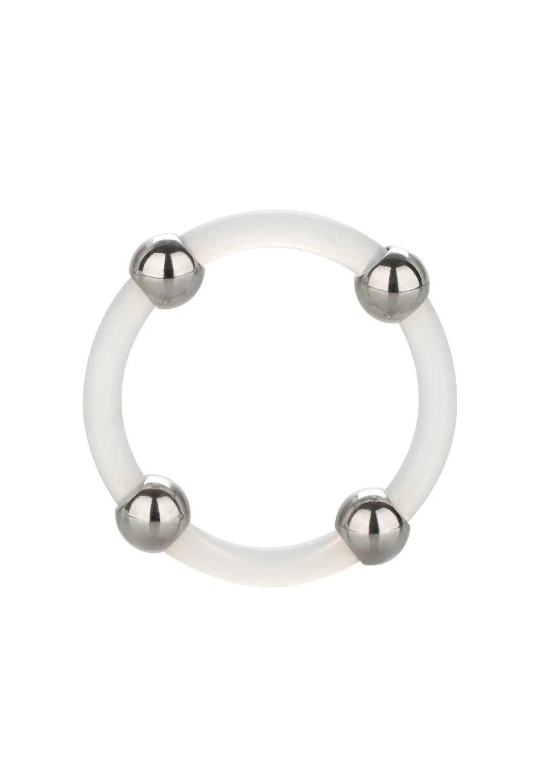 Steel Beaded Silicone Cockring L | Cockring - CalExotics | SIN&LACE