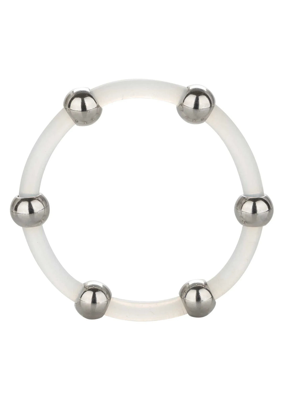 Steel Beaded Silicone Cockring XL | Cockring - CalExotics | SIN&LACE