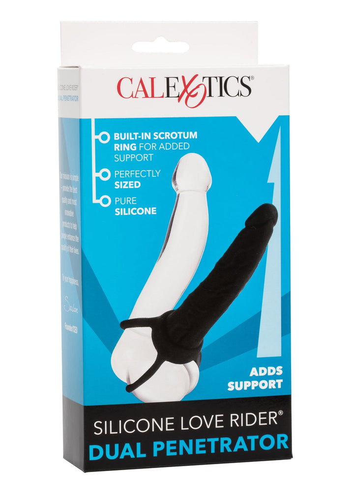 Silicone Dual Penetrator - Zwart - afbeelding 2