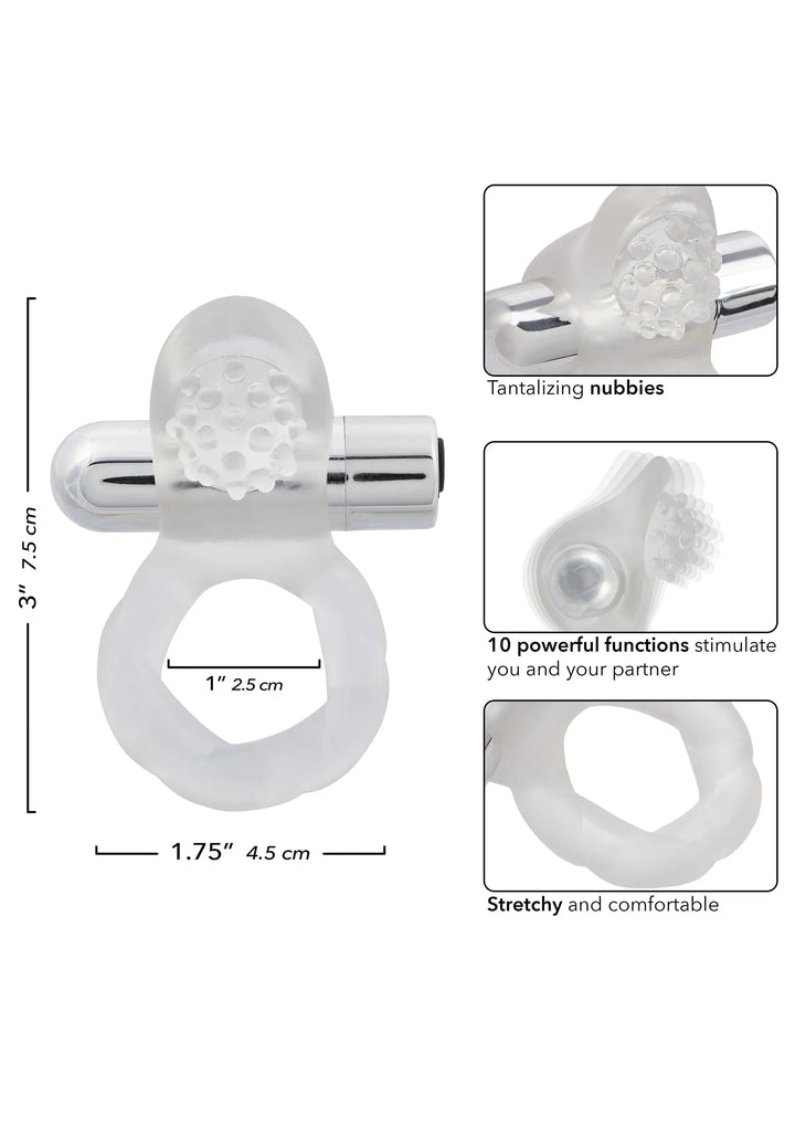 Nubby Lovers Delight Cockring | Cockring - CalExotics | SIN&LACE