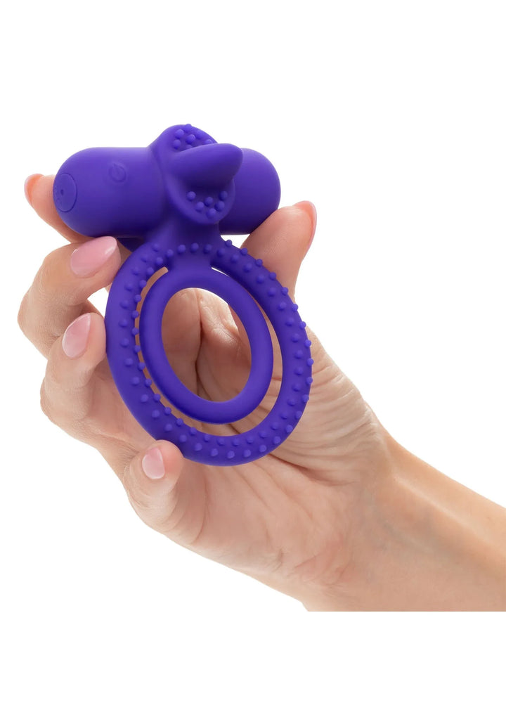 Oplaadbare Dubbele Climaxer Cockring | Cockring - CalExotics | SIN&LACE