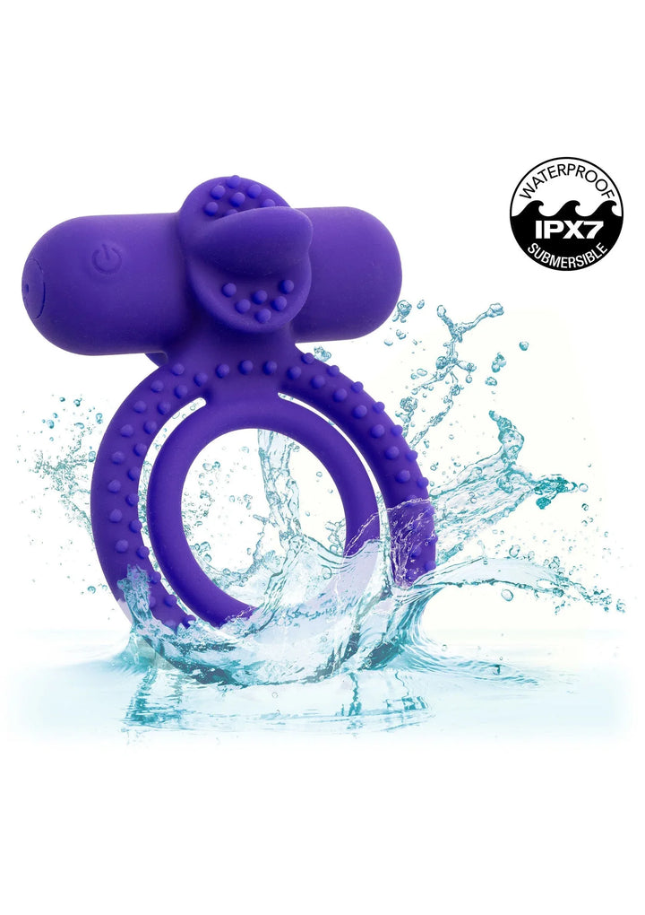 Oplaadbare Dubbele Climaxer Cockring | Cockring - CalExotics | SIN&LACE