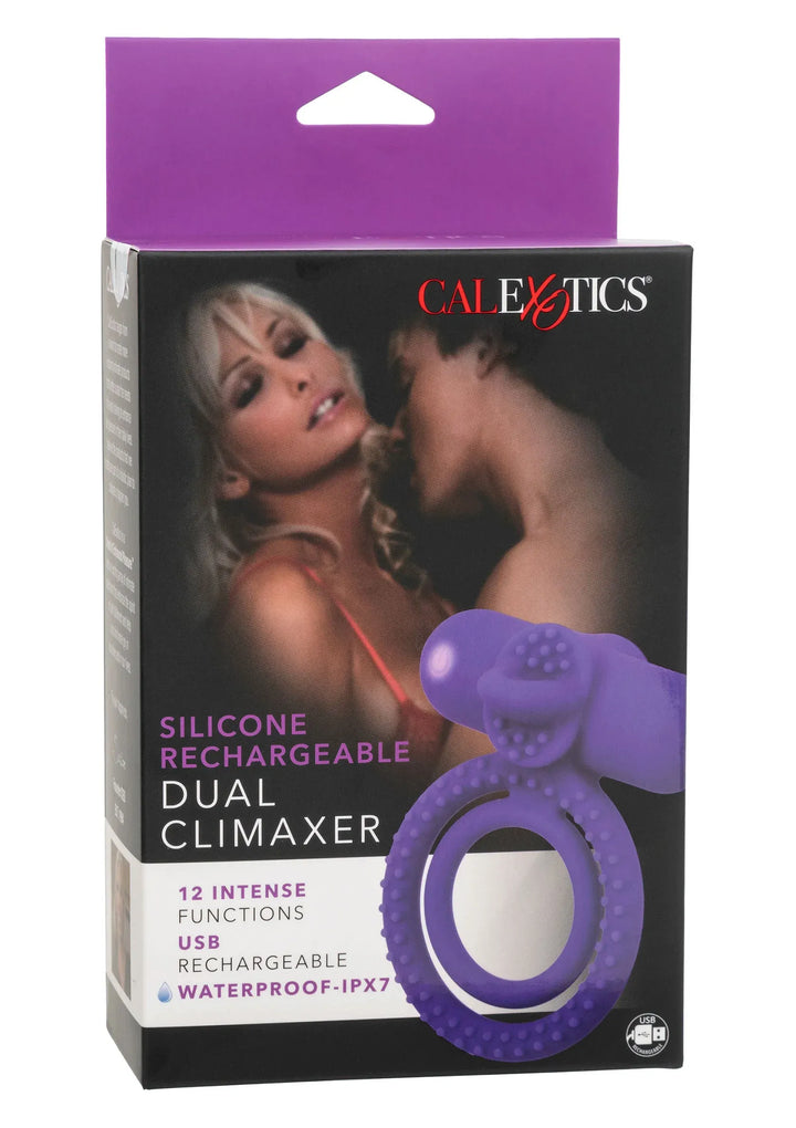 Oplaadbare Dubbele Climaxer Cockring | Cockring - CalExotics | SIN&LACE