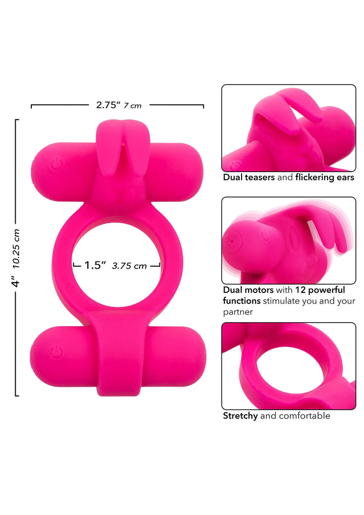 Oplaadbare Rockin Rabbit Cockring | Cockring - CalExotics | SIN&LACE