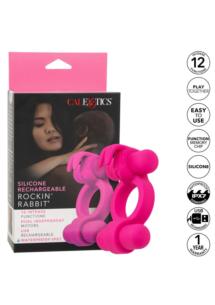 Oplaadbare Rockin Rabbit Cockring | Cockring - CalExotics | SIN&LACE