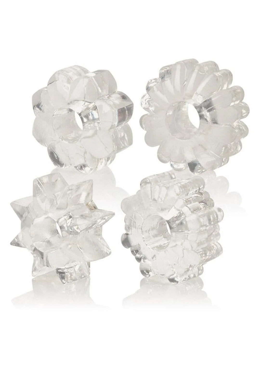 Basic Essentials 4 Pack Cockring | Cockring - CalExotics | SIN&LACE