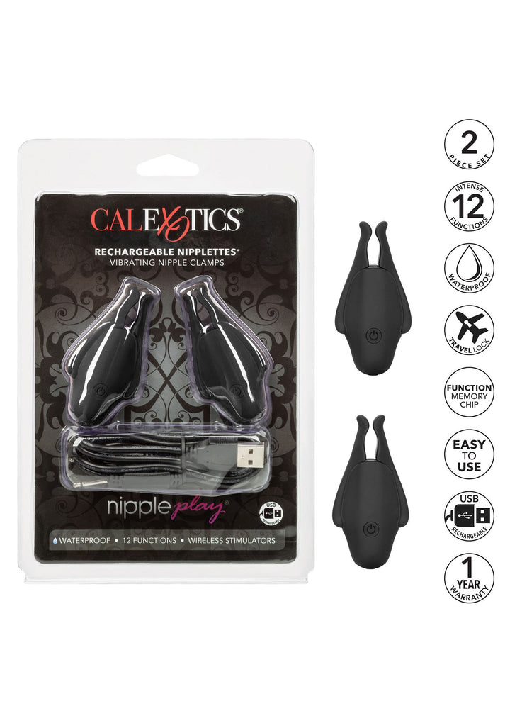 CalExotics Nipple Play Rechargeable Nipplettes tepelklemmen
