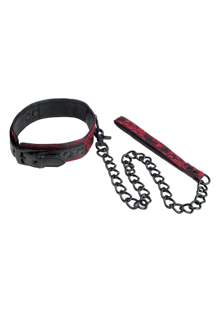 CalExotics Scandal Collar with Leash halsband