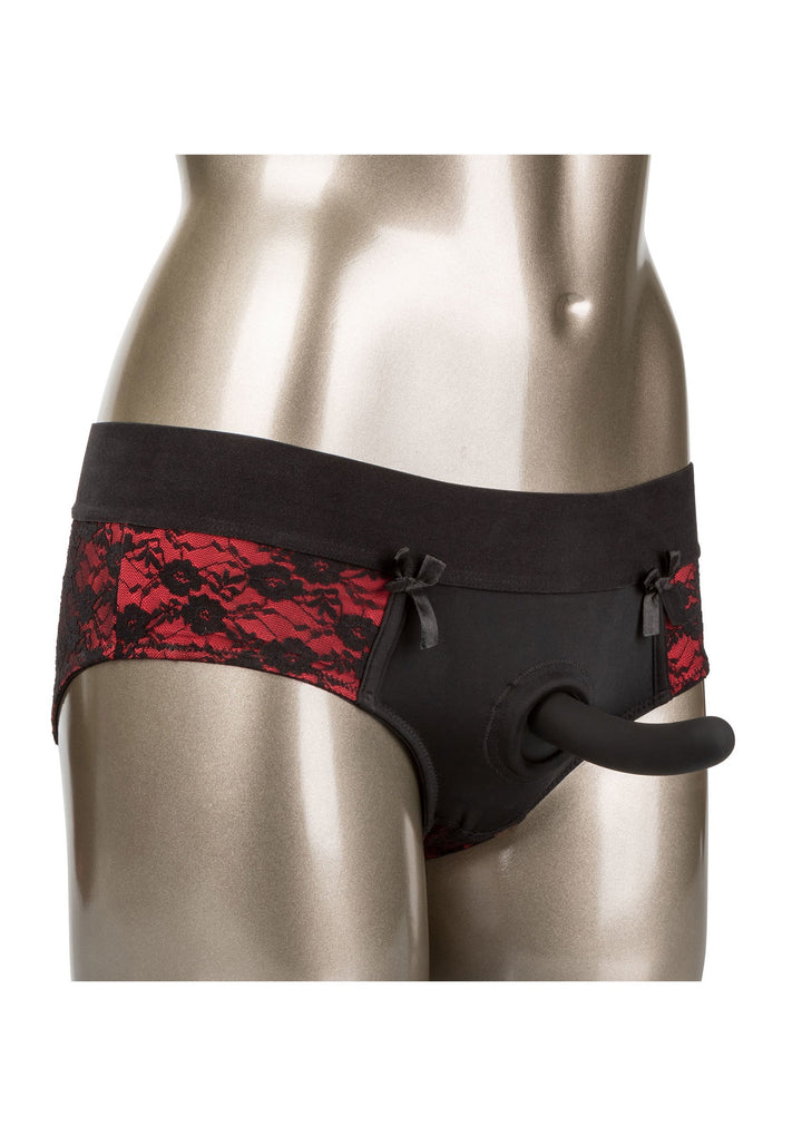 Scandal Crotchless Set S/M - Zwart - afbeelding 6