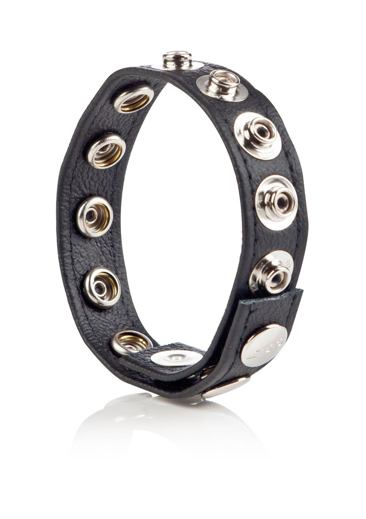 CalExotics COLT Leather C/B Strap 8-snap cockring