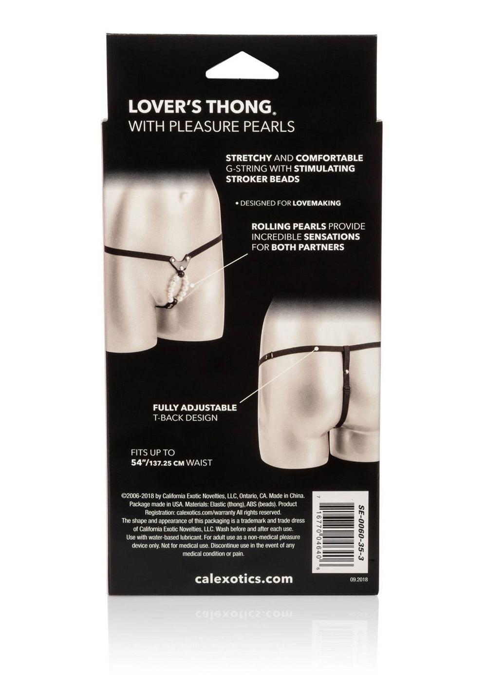 Lover Thong With Pleasure Pearls