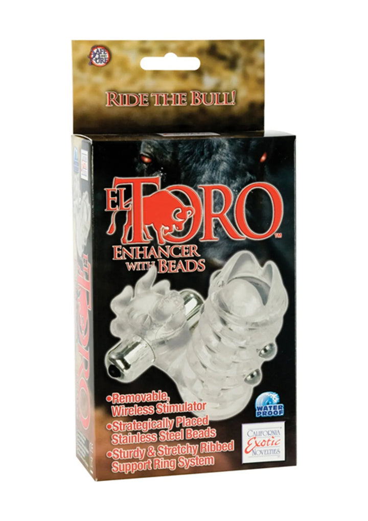 El Toro Enhancer with Beads Cockring | Cockring - CalExotics | SIN&LACE