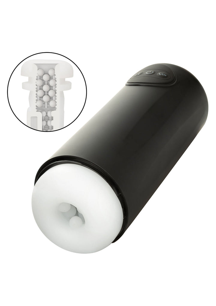 Vibrating & Thrusting Stroker - Zwart - afbeelding 11