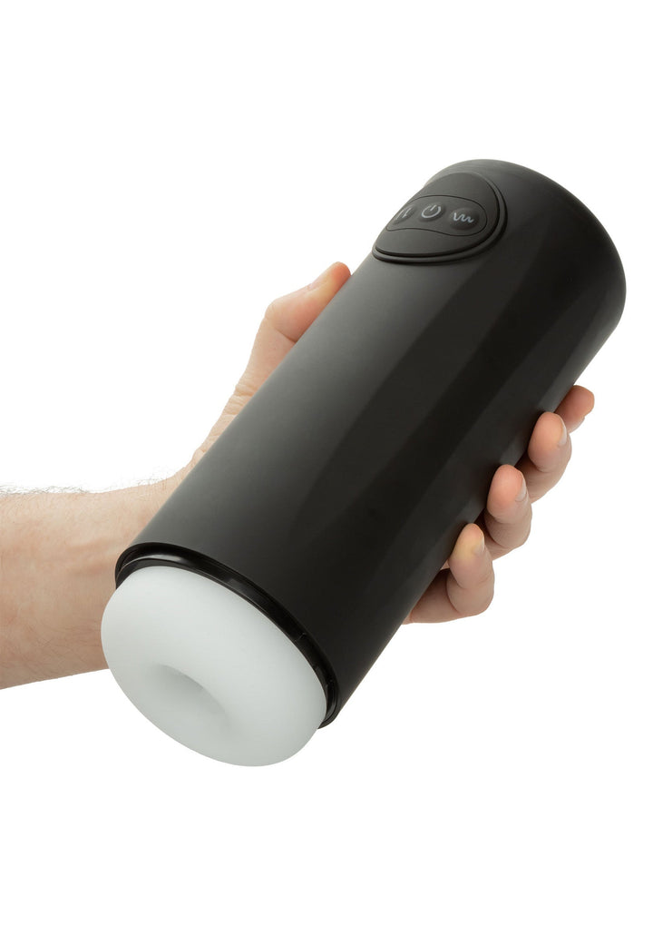 Vibrating & Thrusting Stroker - Zwart - afbeelding 8