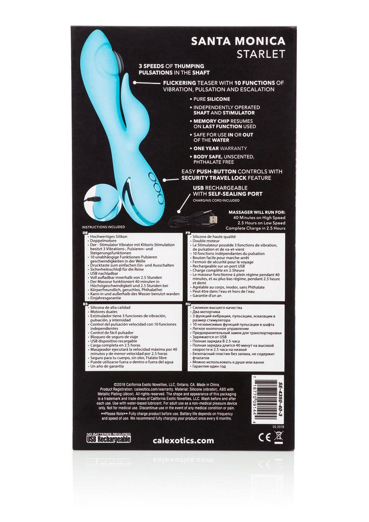 CalExotics Santa Monica Starlet | Rabbit vibrator - CalExotics | SIN&LACE