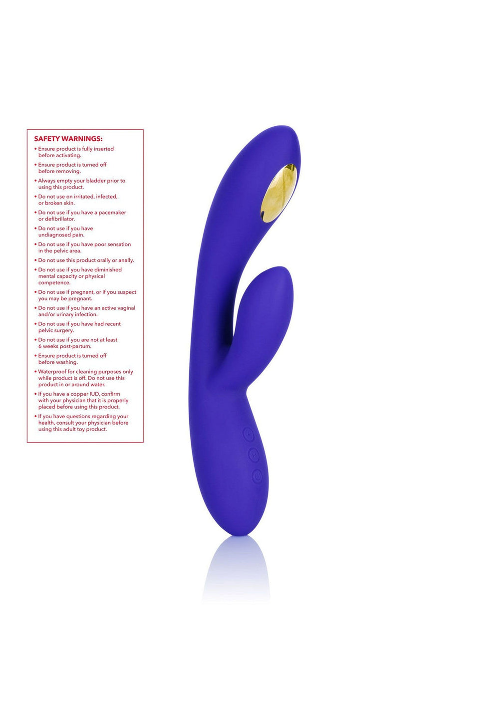 CalExotics Estim Dual Wand | Rabbit vibrator - CalExotics | SIN&LACE