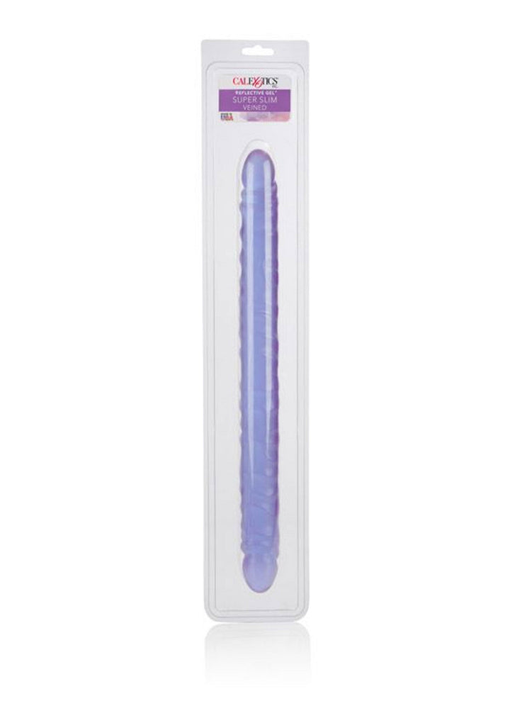 Veined SuperSlim Dong 17.5 inch - Paars - afbeelding 2