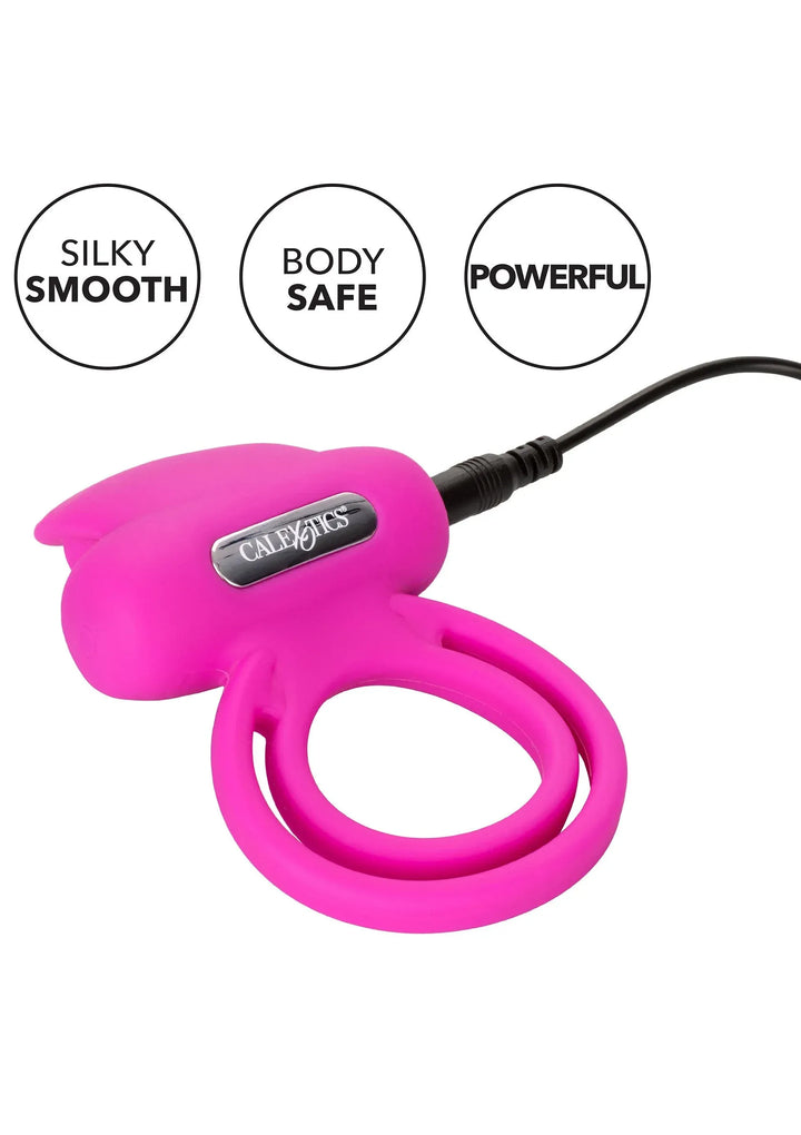 Dubbele Clit Flicker Enhancer Cockring | Cockring - CalExotics | SIN&LACE