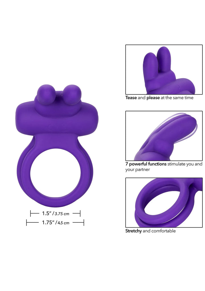 Rockin' Rabbit Enhancer Cockring | Cockring - CalExotics | SIN&LACE