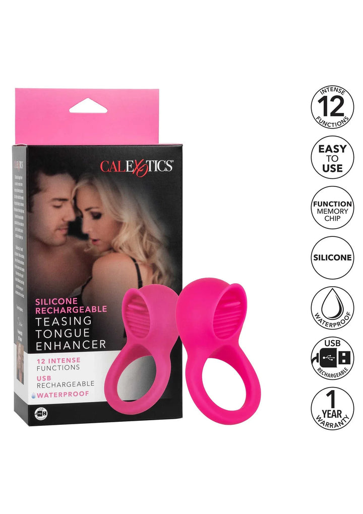 Teasing Tongue Enhancer Cockring | Cockring - CalExotics | SIN&LACE