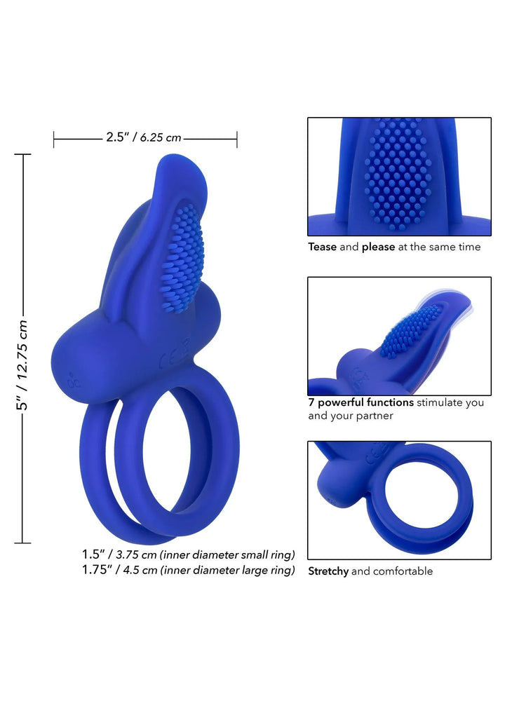 Dubbele Pleaser Enhancer Recharge Cockring | Cockring - CalExotics | SIN&LACE