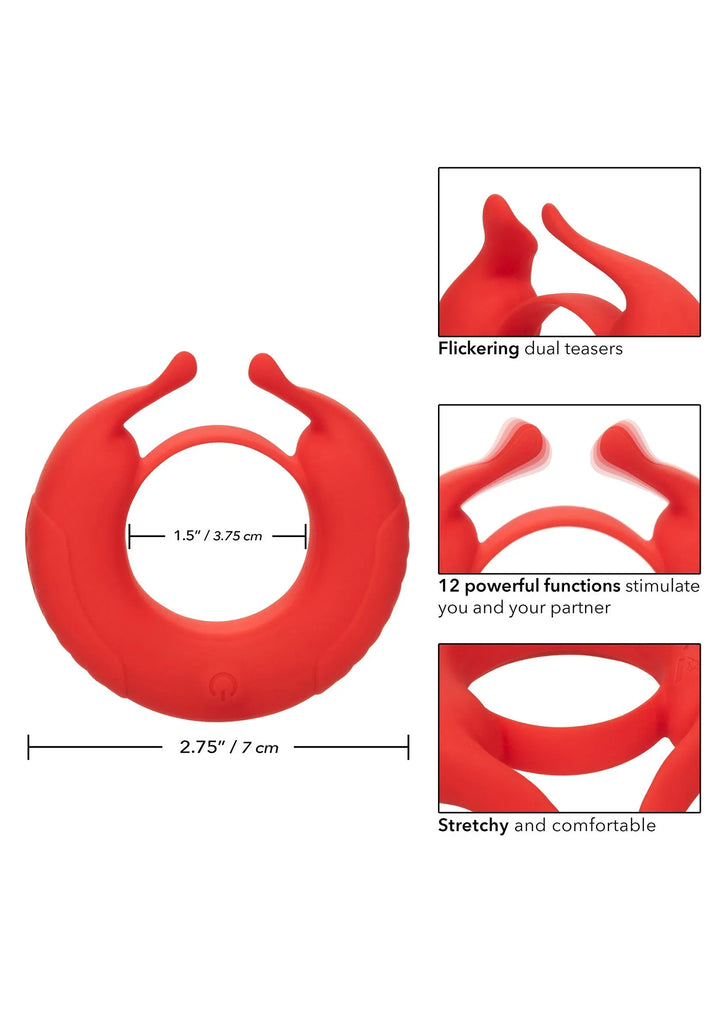 Taurus Enhancer - Rood | Cockring - CalExotics | SIN&LACE