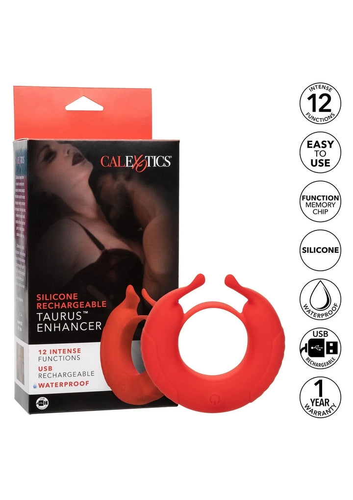 Taurus Enhancer - Rood | Cockring - CalExotics | SIN&LACE