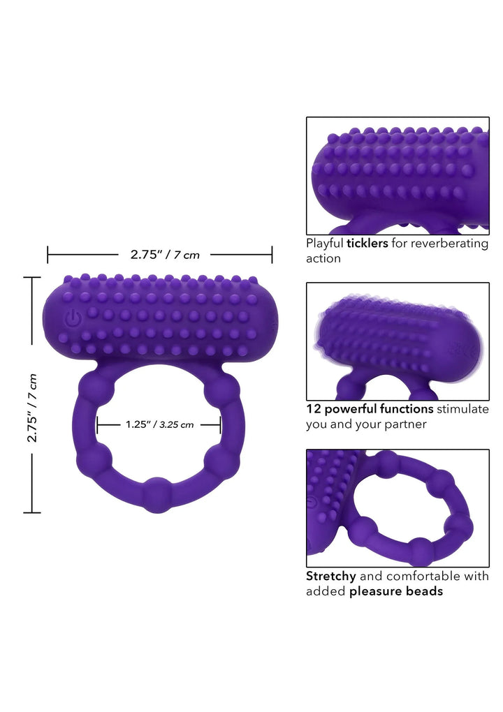 5 Bead Maximus Cockring - Blauw | Cockring - CalExotics | SIN&LACE