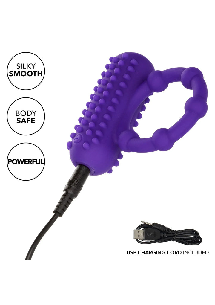5 Bead Maximus Cockring - Blauw | Cockring - CalExotics | SIN&LACE