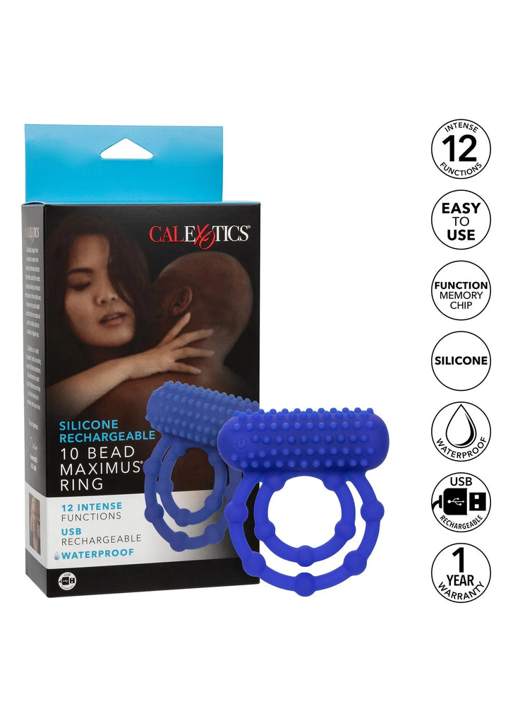 10 Bead Maximus Cockring | Cockring - CalExotics | SIN&LACE