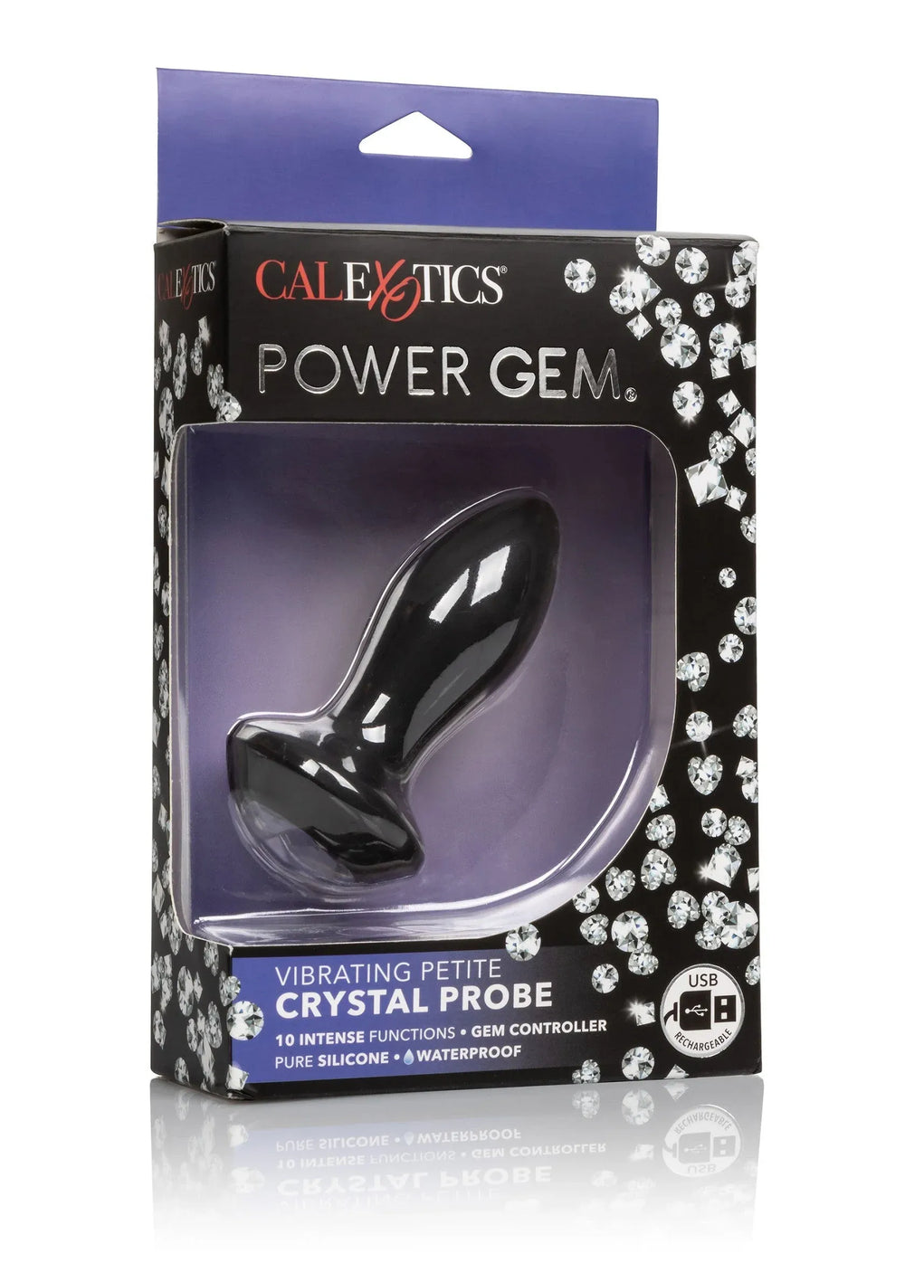 Vibrerende Petite Crystal Probe | Buttplug - CalExotics | SIN&LACE