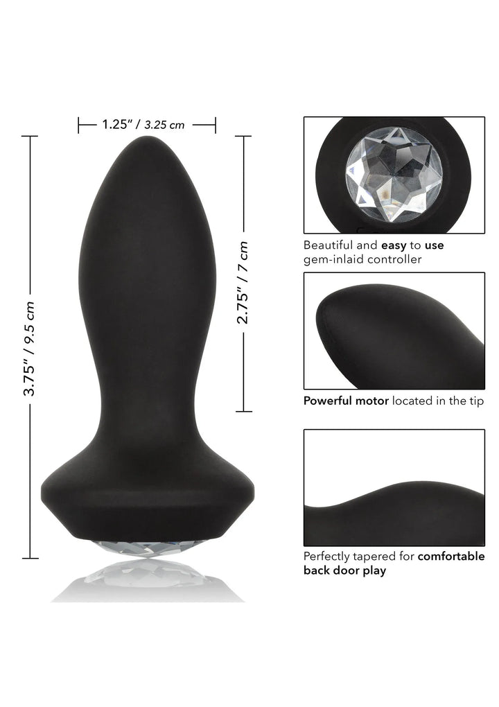 Vibrerende Petite Crystal Probe | Buttplug - CalExotics | SIN&LACE