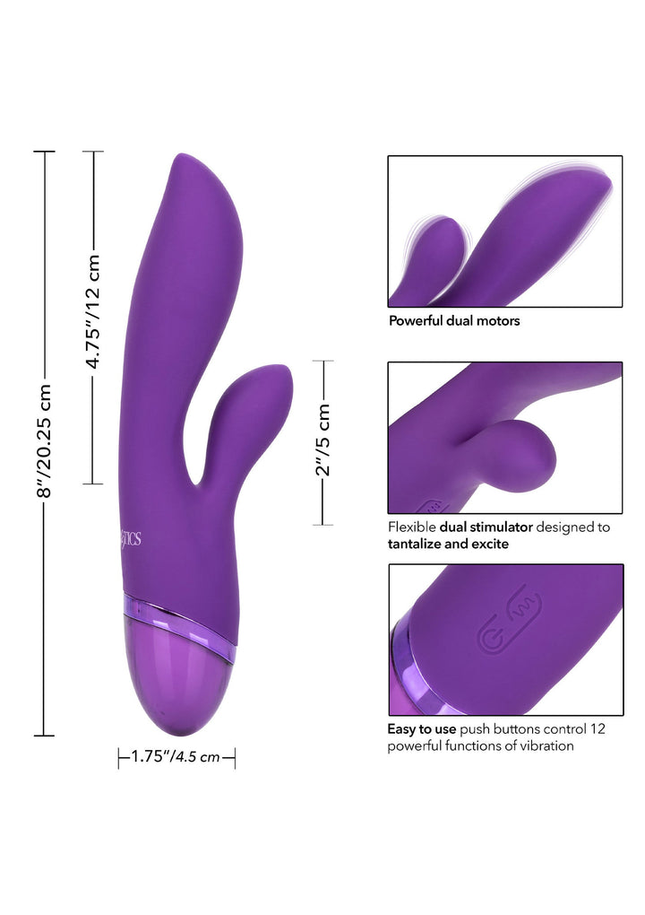 CalExotics Aura Dual Lover | Rabbit vibrator - CalExotics | SIN&LACE