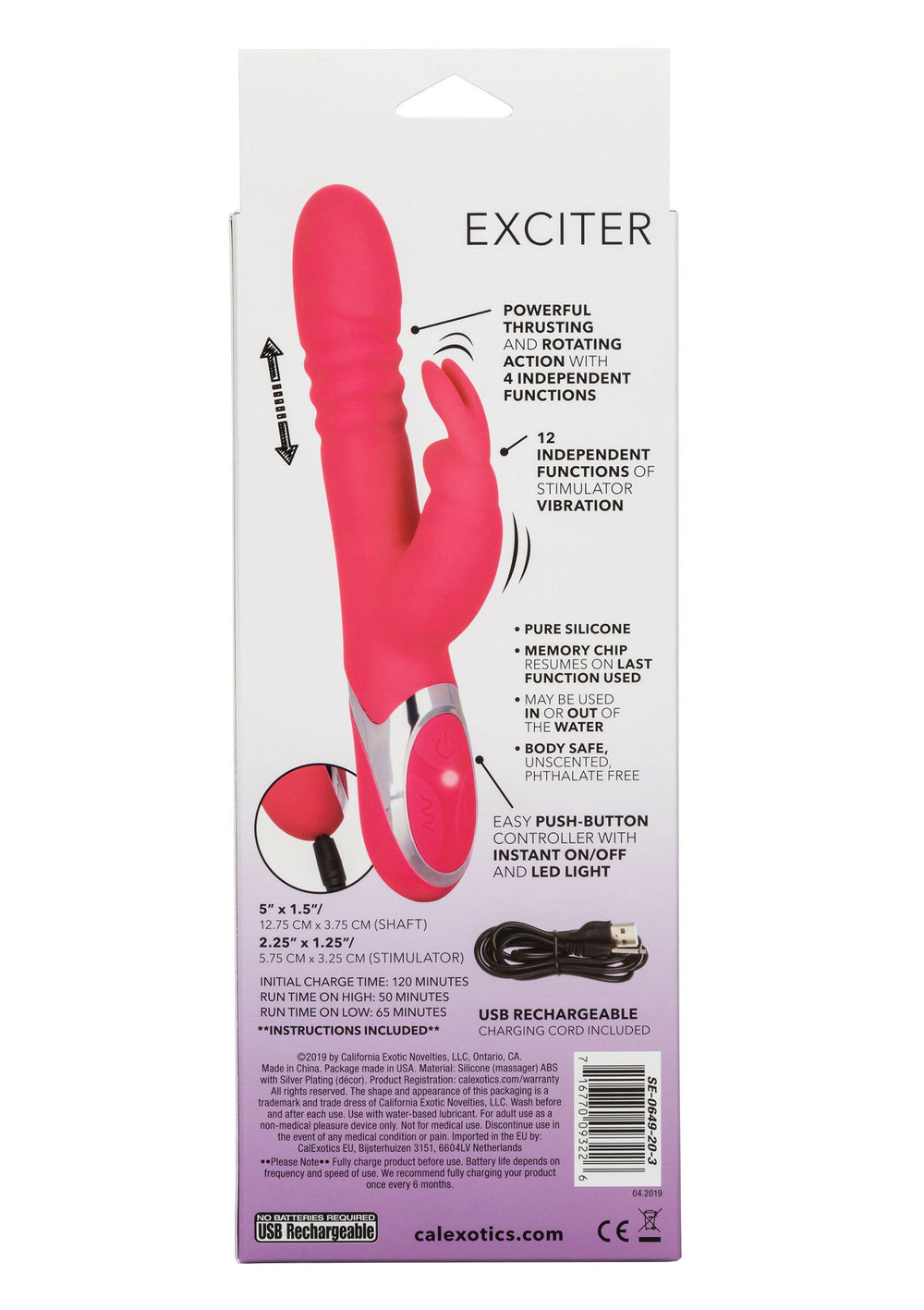 CalExotics Enchanted Exciter | Rabbit vibrator - CalExotics | SIN&LACE