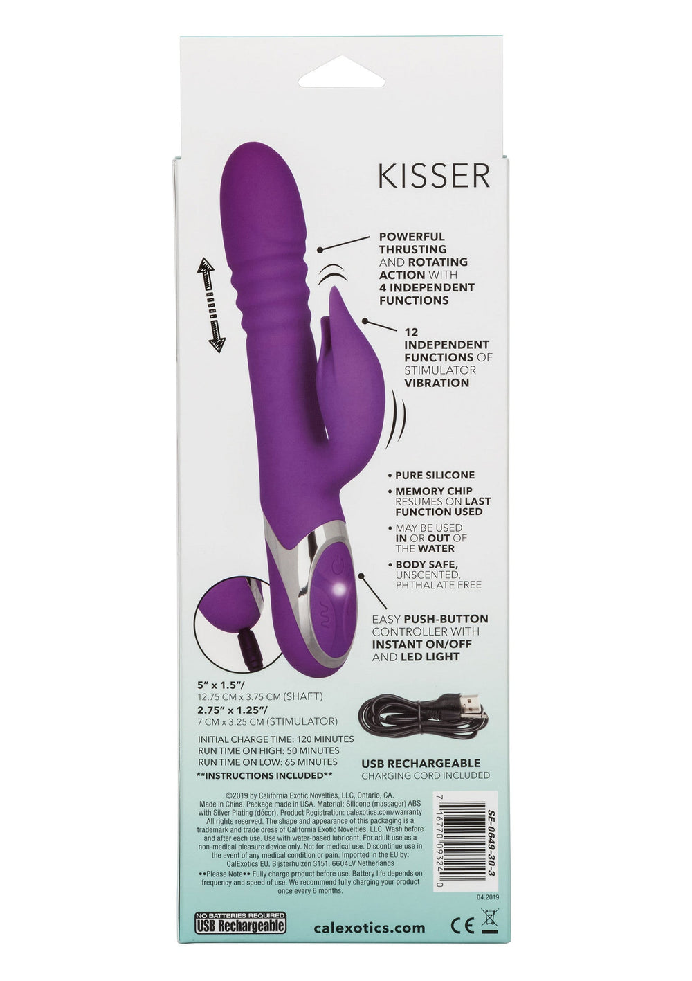 CalExotics Enchanted Kisser | Rabbit vibrator - CalExotics | SIN&LACE