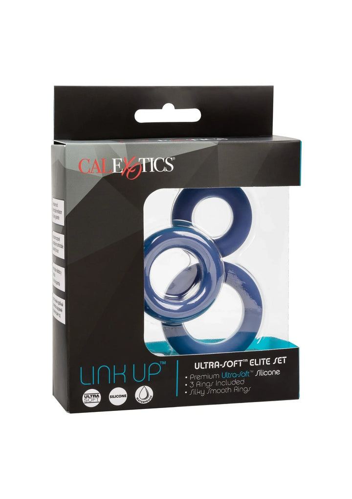 Link Up Ultra Soft Elite Set Cockring | Cockring - CalExotics | SIN&LACE