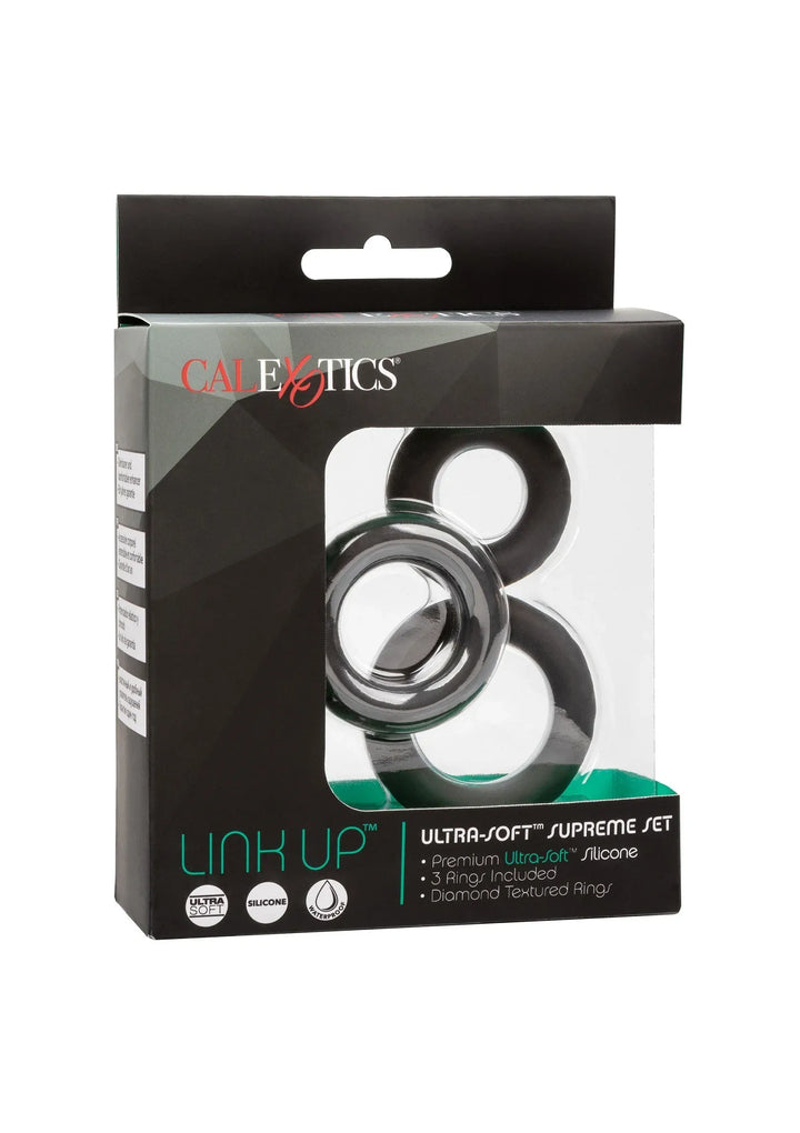 Link Up Ultra Soft Supreme Set Cockring | Cockring - CalExotics | SIN&LACE