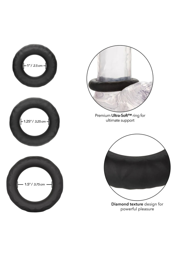 Link Up Ultra Soft Supreme Set Cockring | Cockring - CalExotics | SIN&LACE