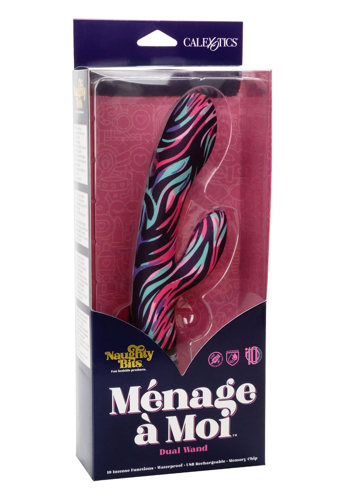 CalExotics Menage A Moi Dual Wand | Rabbit vibrator - CalExotics | SIN&LACE