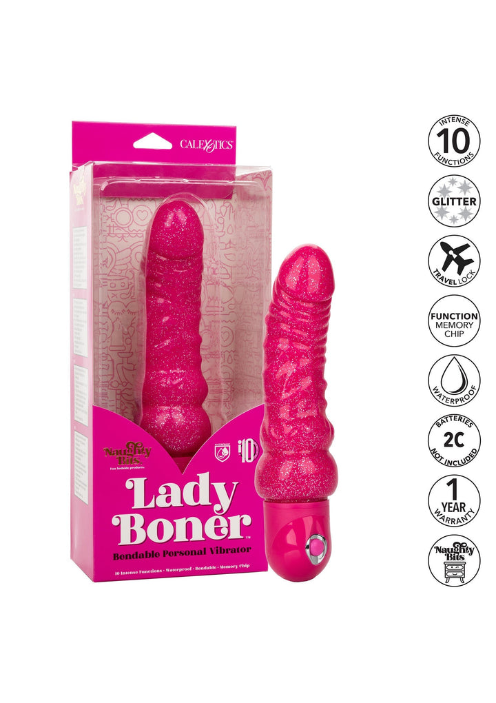 CalExotics Lady Boner Bendable Vibrator | Realistische vibrator - CalExotics | SIN&LACE