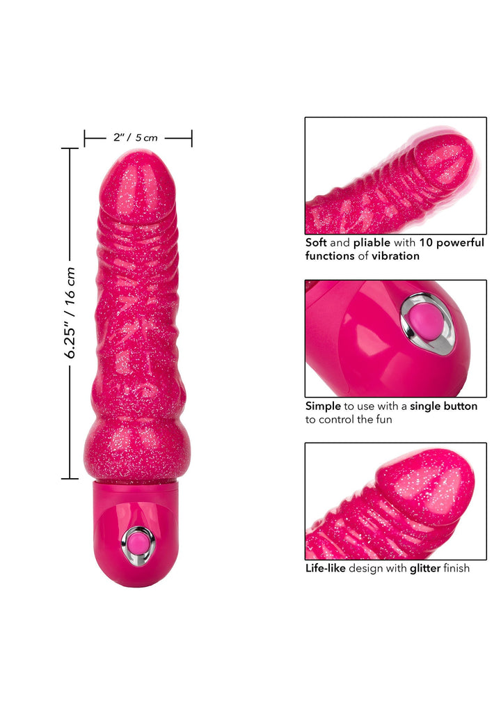 CalExotics Lady Boner Bendable Vibrator | Realistische vibrator - CalExotics | SIN&LACE