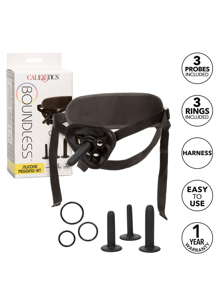 Boundless Silicone Pegging Kit - Zwart - afbeelding 7