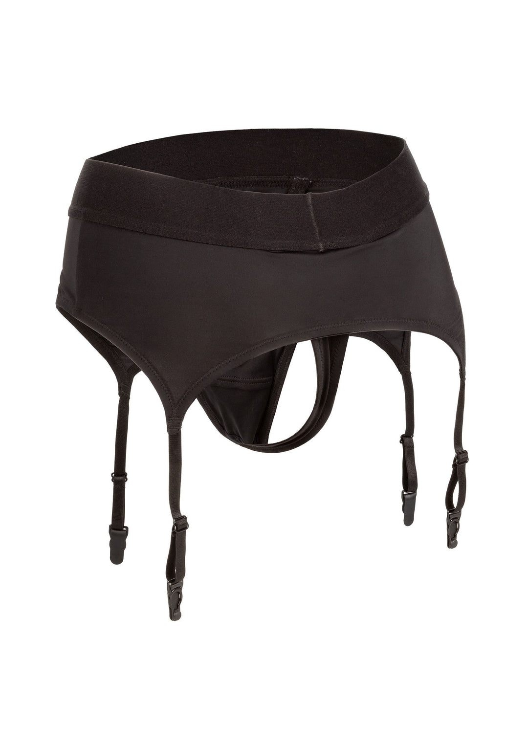 Boundless Thong with Garter - Zwart - afbeelding 2