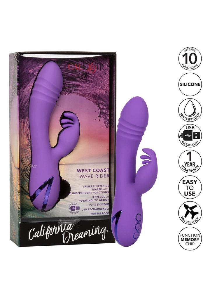 CalExotics West Coast Wave Rider | Rabbit vibrator - CalExotics | SIN&LACE