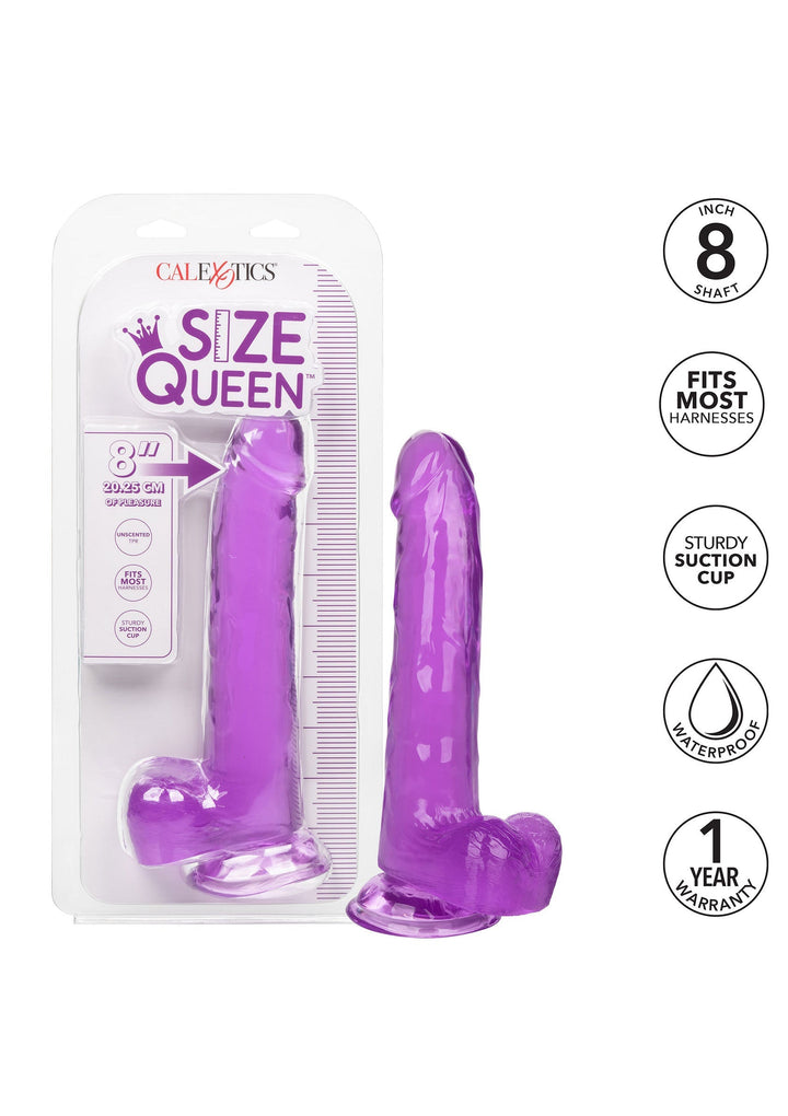 CalExotics Size Queen 8 inch realistische dildo