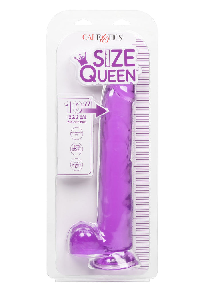 Queen Size Dong 10 inch - Paars - afbeelding 17