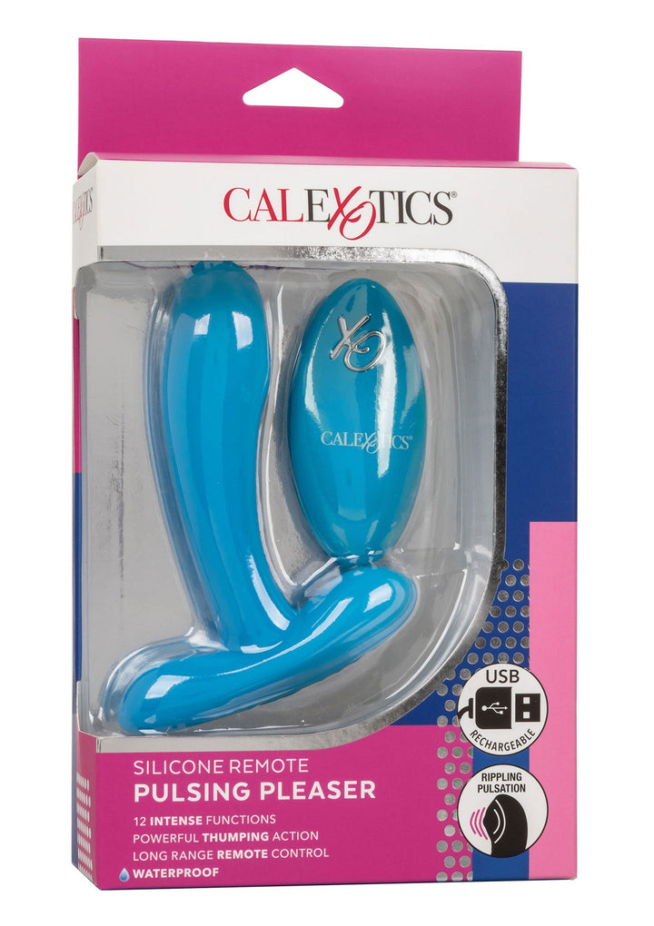 Silicone Remote Puls Pleaser - Blauw - afbeelding 3