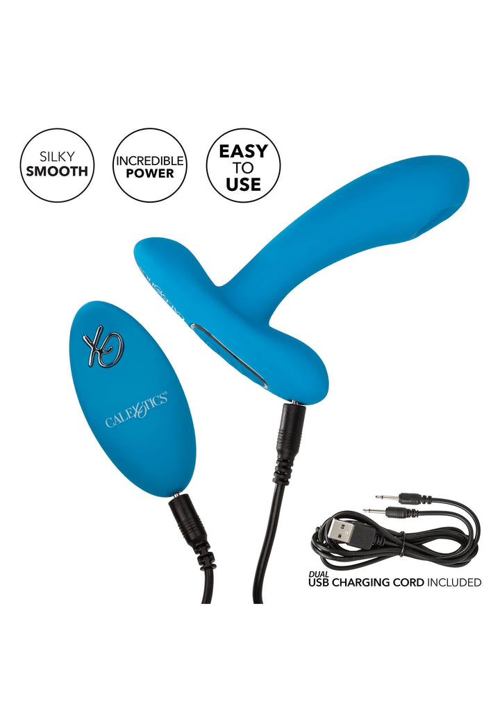 Silicone Remote Puls Pleaser - Blauw - afbeelding 6