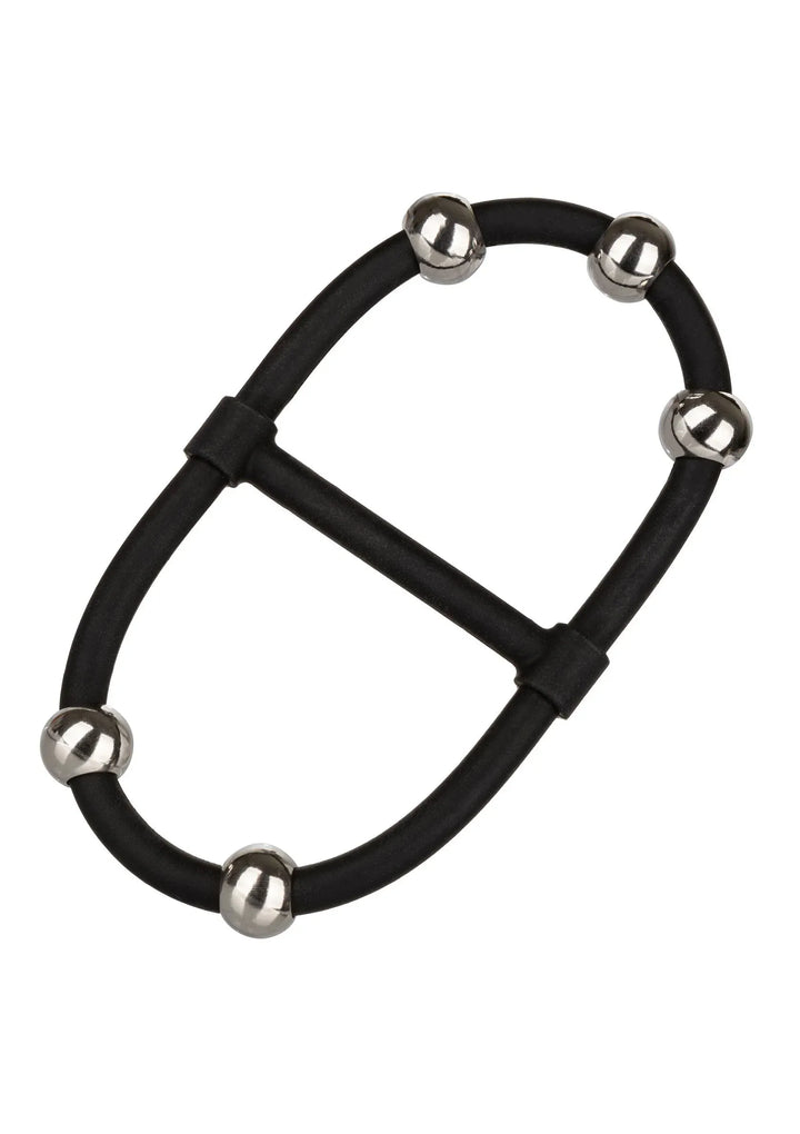 Beaded Dubbele Silicone Maximizer Cockring | Cockring - CalExotics | SIN&LACE
