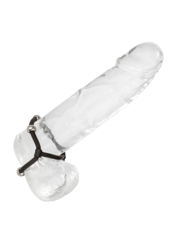 Beaded Dubbele Silicone Maximizer Cockring | Cockring - CalExotics | SIN&LACE